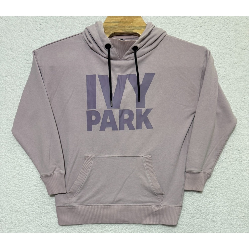 Ivy Park Hoodie Lavender Sweatshirt Streetwear Hip hop Rap Mens XS (Runs Big)